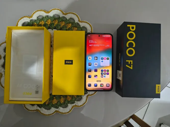 Xiaomi POCO F7 Limited Edition 12GB / 512GB Impecável, Semi Novo, Acessórios e Películas