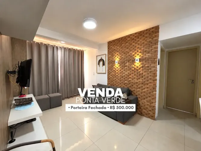 APARTAMENTO À VENDA NA PONTA VERDE | 76 M² | R$ 500 MIL