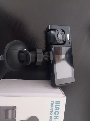 Câmera de painel de carro HD 1080P, câmera de 3 lentes, gravador DVR, câmera de