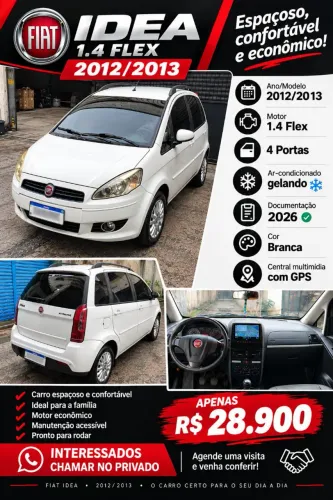 Fiat Idea Attractive 1.4 Fire Flex 8V 5P 2013