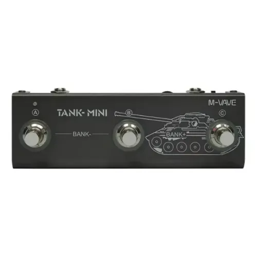 Pedaleira Mvave Tank Mini Guitarra Multiefeito Bluetooth 21 Presets