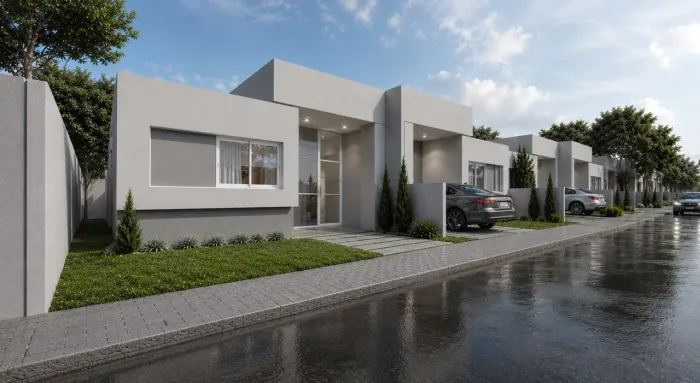 Construção village, casas geminadas 