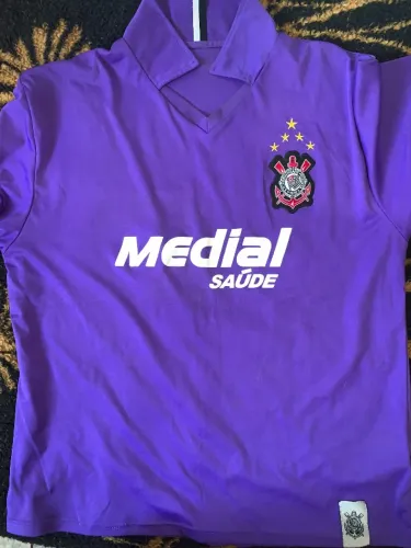Camisa Retrô do Corinthians Roxa