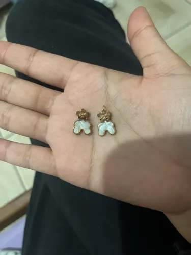 Pingentes ursinhos de aço inoxidável - não escurece 