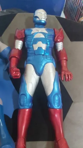 Retro Super Friends Action Figure bizarro Homem de Ferro +30 cm