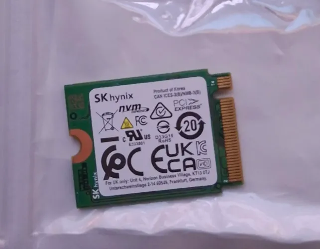 NvME SK Hynix 256gb