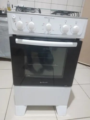Fogão Atlas 4 Bocas Mônaco Plus, Acendimento Automático - Branco