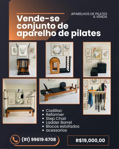 Studio de Pilates Completo - 4 Aparelhos Kauffer + Acessórios