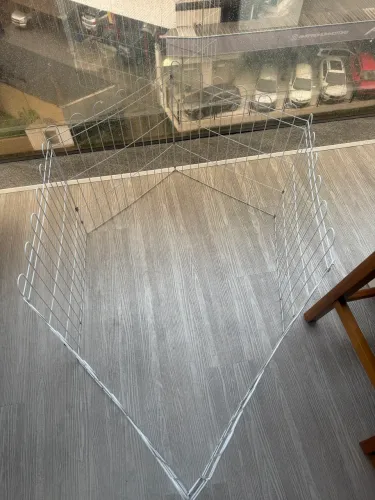Cercadinho para PETs (modular, arame branco)