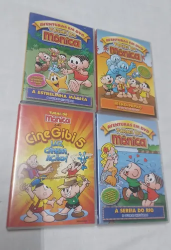 DVD Turma Da Mônica - 4 DVDs ( 24626 )