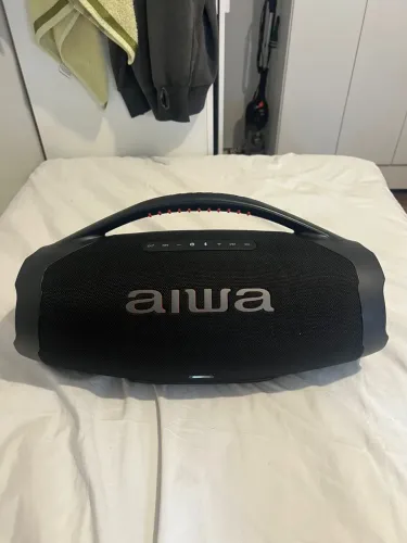 Caixa de Som Aiwa Boombox Plus AWS-BBS-01-B Bluetooth Amplificada 200W USB