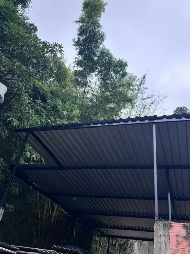 Terraço telhado galpões 