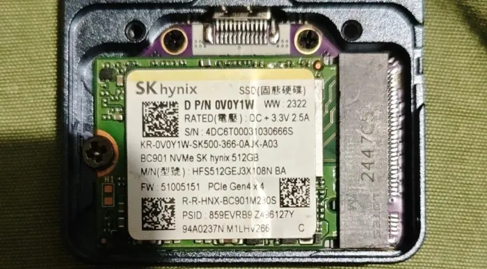 Nvme em perfeito estado 2230 512gb