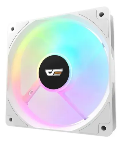 Fan Leds RGB Branca 120mm Aigo DarkFlash Ventuinha Cooler-fã