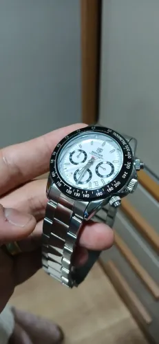 Relógio Benyar Chronograph Panda