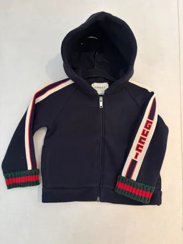 moletom gucci kids azul marinho 3 a 6 meses