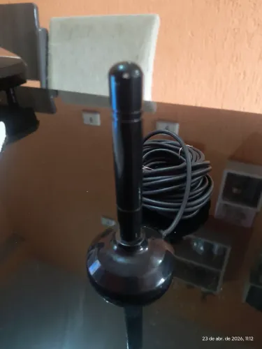 Antena digital com imã HDTV 5 metros de cabo
