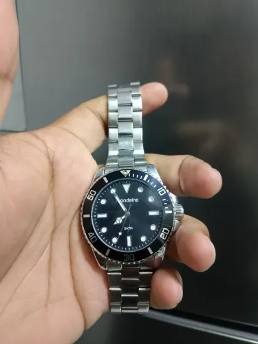 Relógio aço inox 