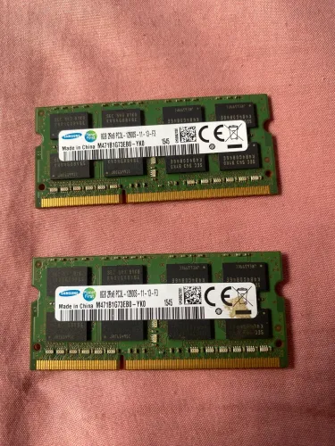 2 Memória ram ddr3 de notebook 8gb cada !!! Vender logo!!!AS 2 POR 120$##