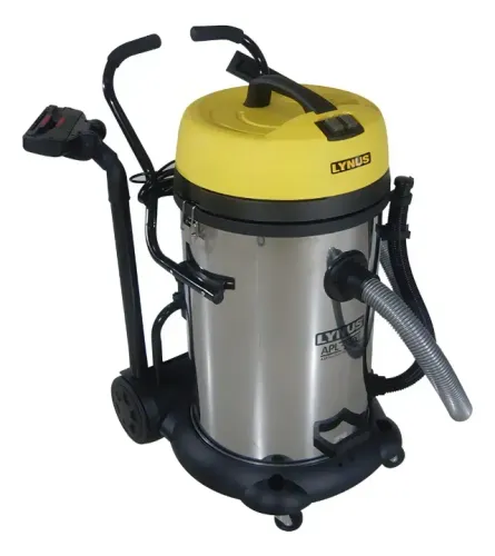 Aspirador De Pó Tanque Inox 75l 2400w Apl-2400 Lynus Cor Amarelo