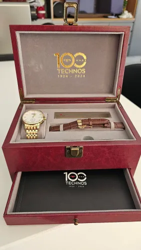 Relógio Suíço Edição Limitada esgotada 100 anos Technos 1924