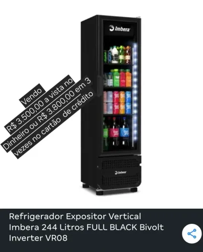 Refrigerador Imbera 244 litros - Novo Nunca usado