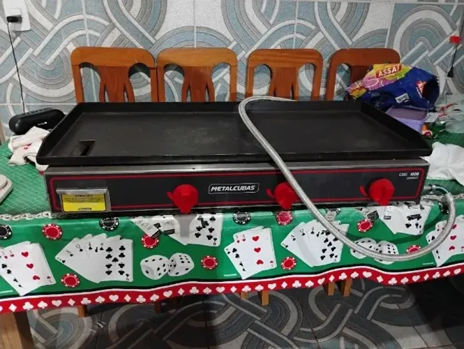 Chapa profissional para hambúrgueria e restaurante 