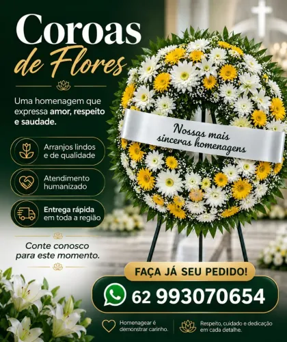 Coroa de flores