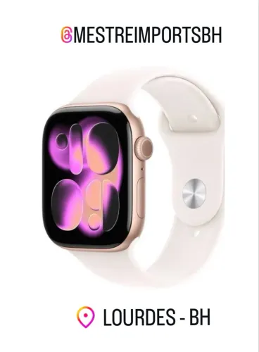 Apple Watch Séries 11 46MM ROSE/GOLD (NOVO/LACRADO) LOJA FÍSICA ENTREGA GRÁTIS 