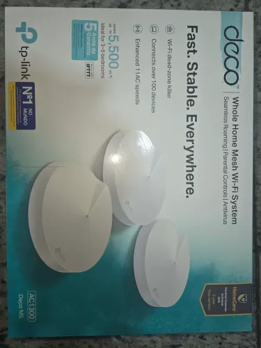 Kit 3 roteadores Deco m5