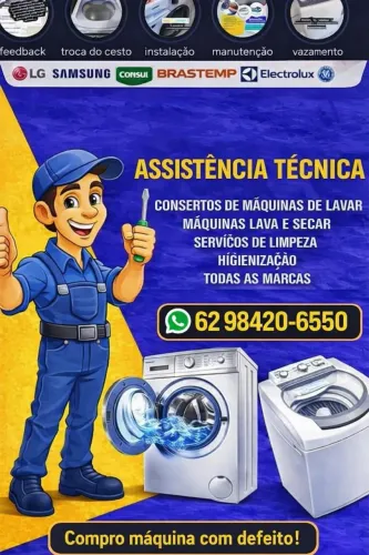 Assistência técnica em máquina de lavar