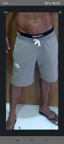 Bermuda Nike moletom Original tamanho G