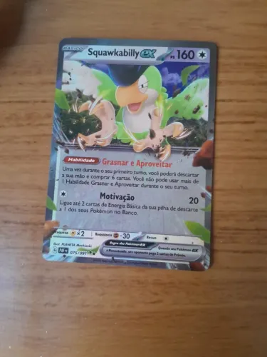 Carta Pokémon Squawkabilly Ex