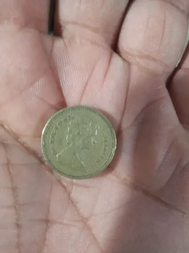 Moeda one Pound 1983