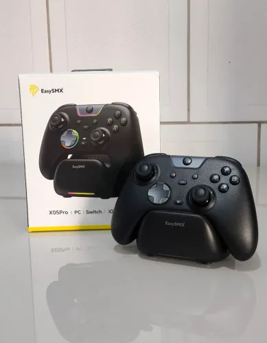 Controle Sem Fio EasySMX X05 Pro Wireless Preto + Dock [Novo]
