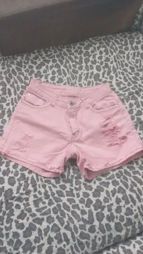 Short jeans rosa pastel/claro N°40