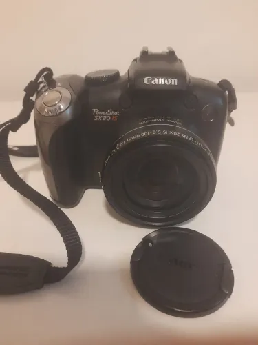 Câmera fotográfica Canon SX20IS + alguns extra itens [USADO]