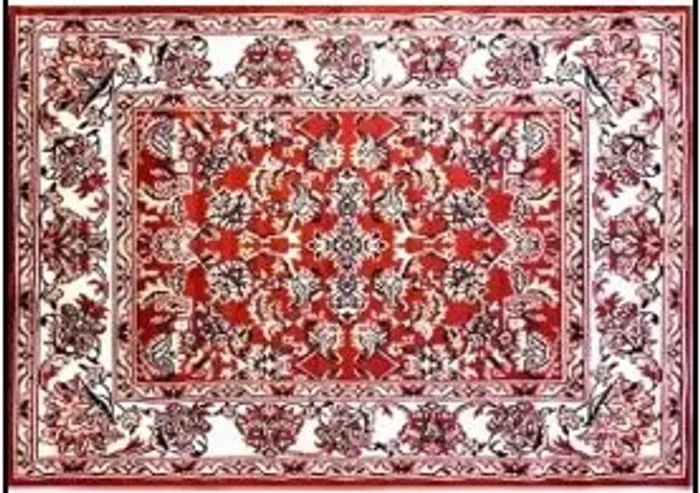 Tapete de sala retangular 200x300 cm - Zigler Vermelho Clássico Oriental