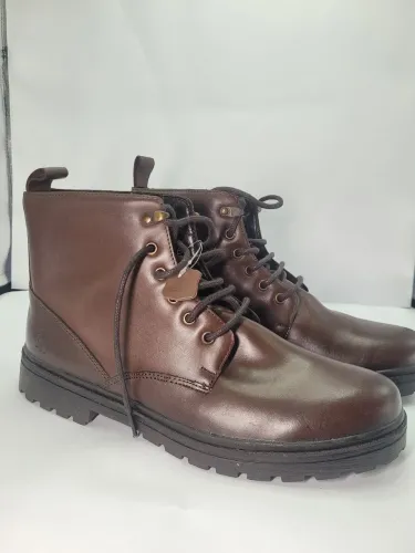Bota Couro Legítimo Masculina Tratorada - Tamanho 41 -
