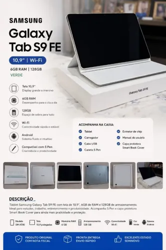 TABLET SAMSUMG S9FE 128GB