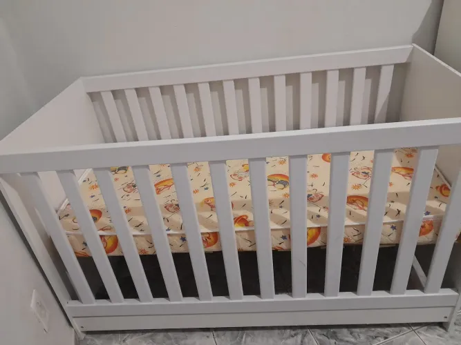 Berço 3 em 1 com colchão