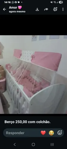 Berço com colchão