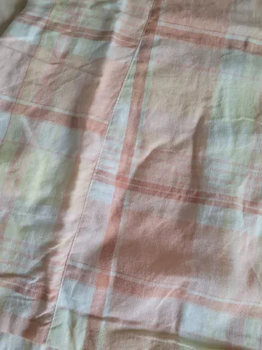Vestido Xadrez feminino de linho P