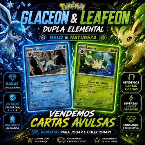 Vendemos Cartas Pokémon a sua Preferencia Montamos com os Pokémon de Sua Escolha 