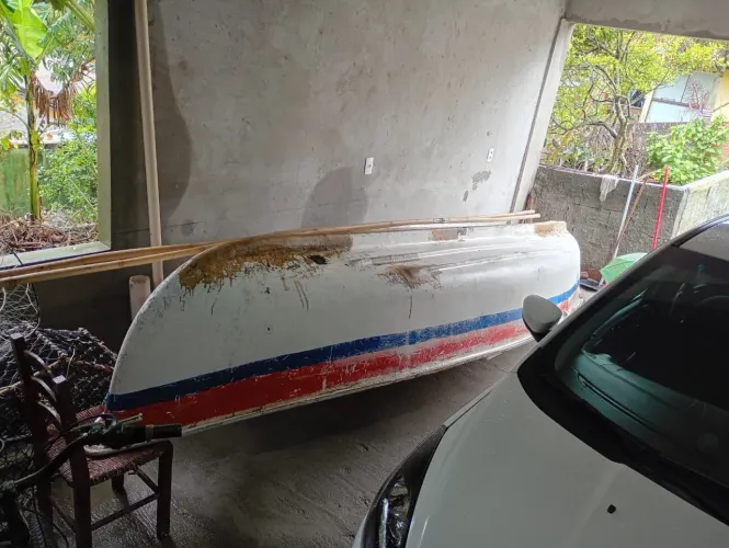 Canoa de fibra dupla
