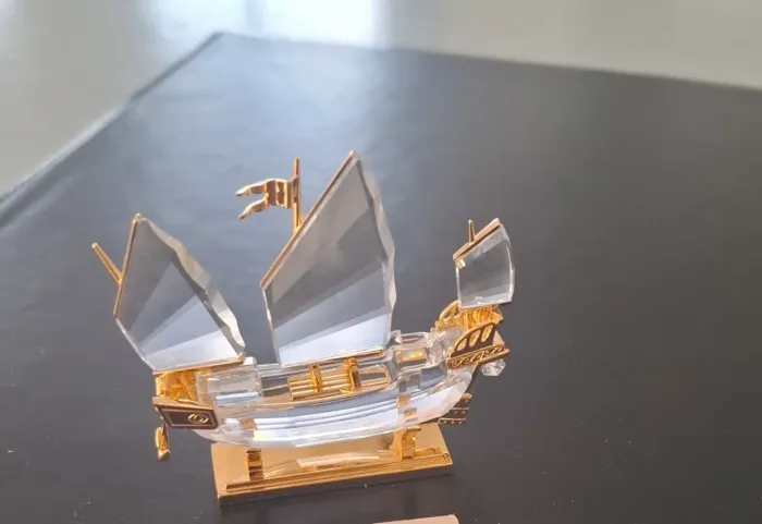 Barco chinês cristal Swarovski