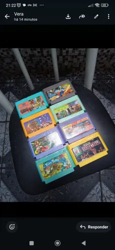 Cartucho de vídeo game NES