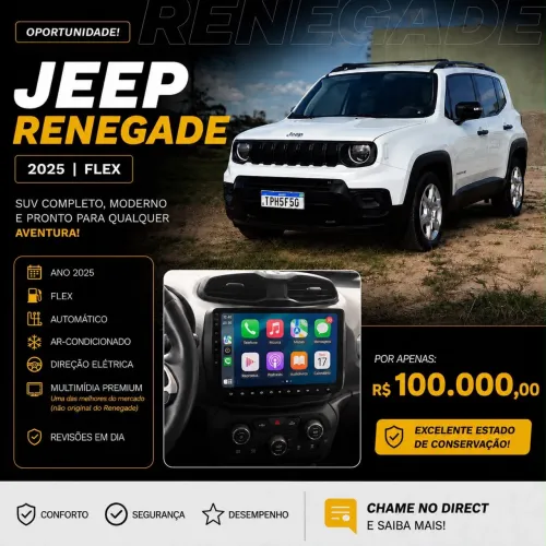Jeep Renegade T270 1.3 TB 4X2 Flex Aut. 2025