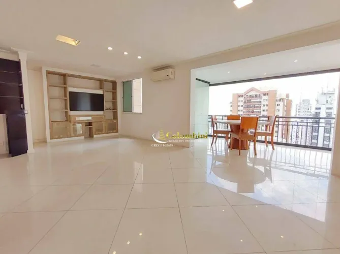 Apartamento com 3 dormitórios para alugar, 125 m² por R$ 13.100/mês - Brooklin - São Paulo