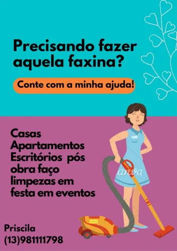 Sou faxineira